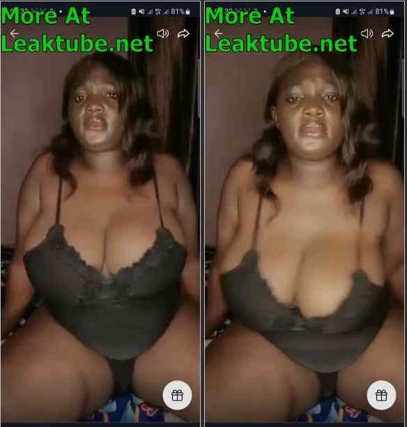 LIVESHOWS- Endowed Naija Lady Goes Live Naked Teasing With Big ...