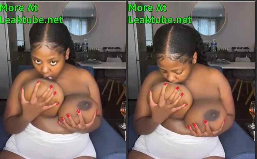 Endowed Lady Goes Live Playing With Her Big Boobs For Horny Men ...
